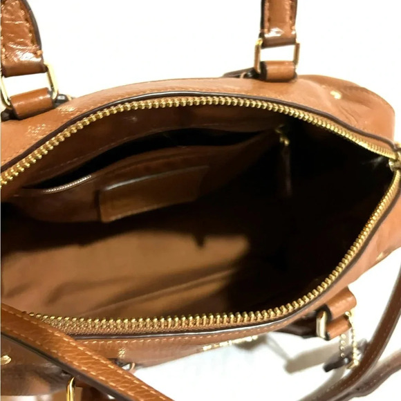 Coach brown crossbody handbag - Picture 6 of 12